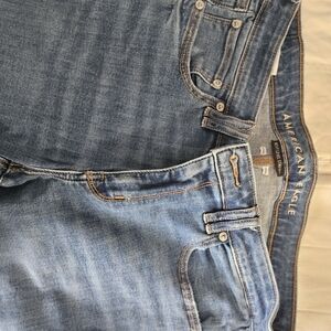 American Eagle Outfitters Blue Flare & Wide Leg Jeans